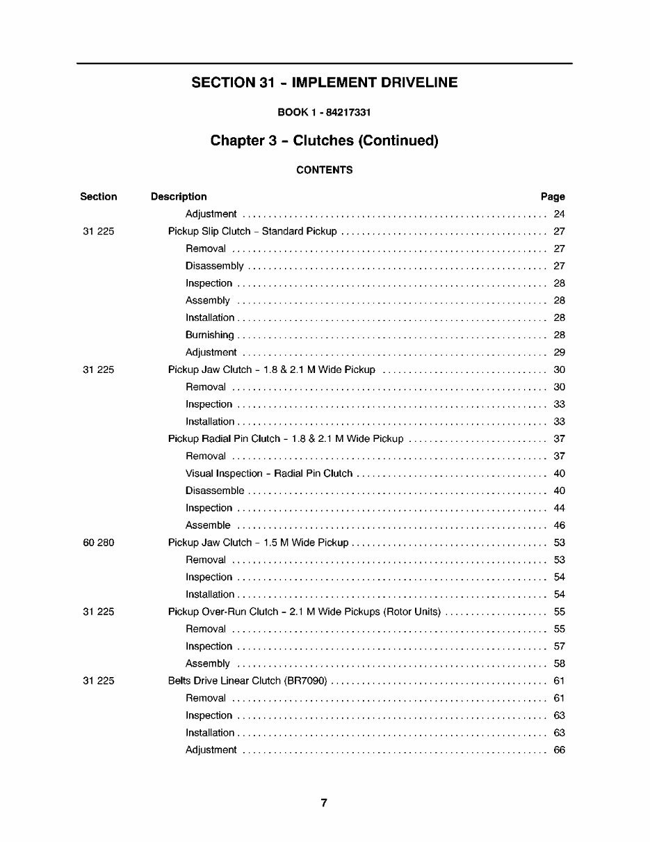 New Holland BR7060, BR7070 Service Manual preview img 7