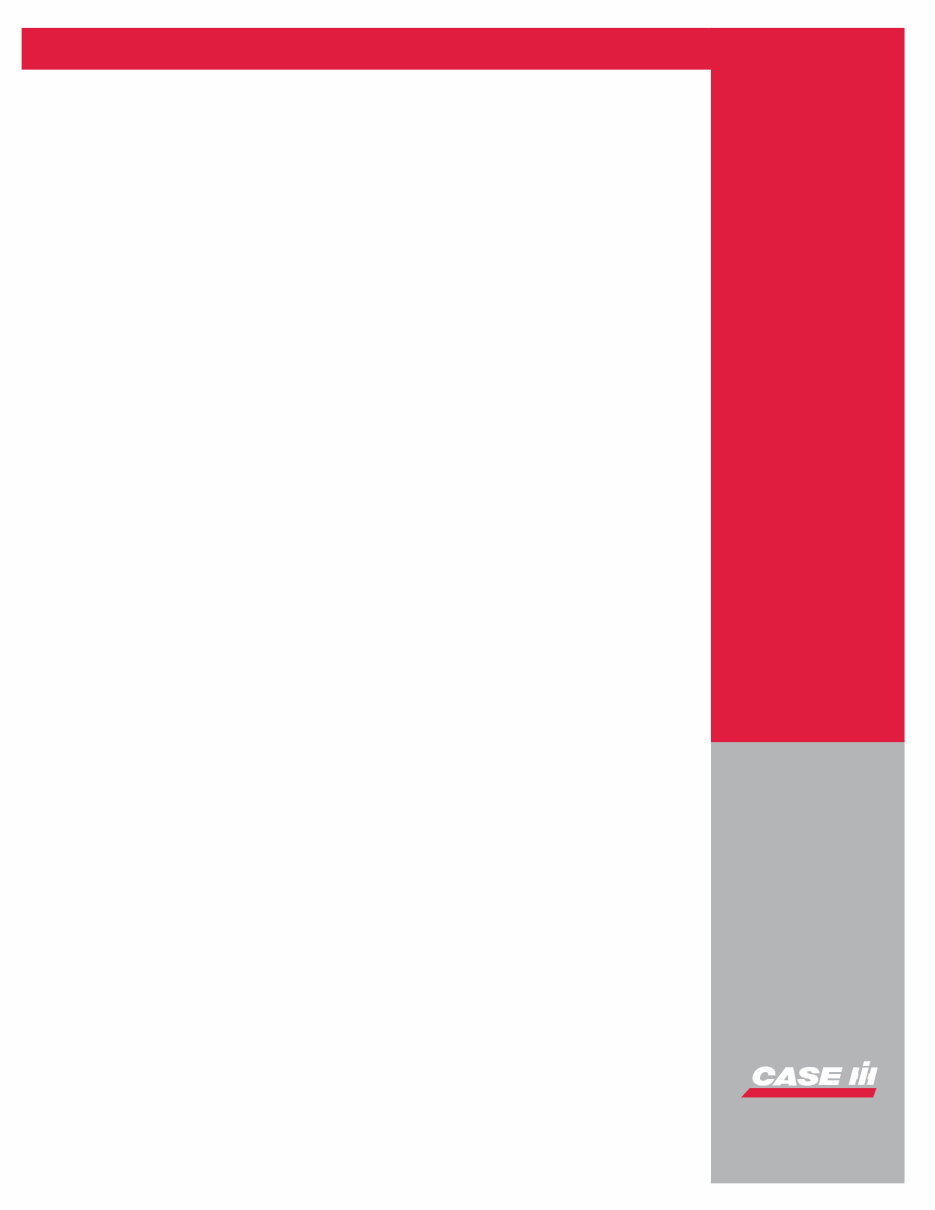 Case IH SCX100 Operators Manual preview img 1