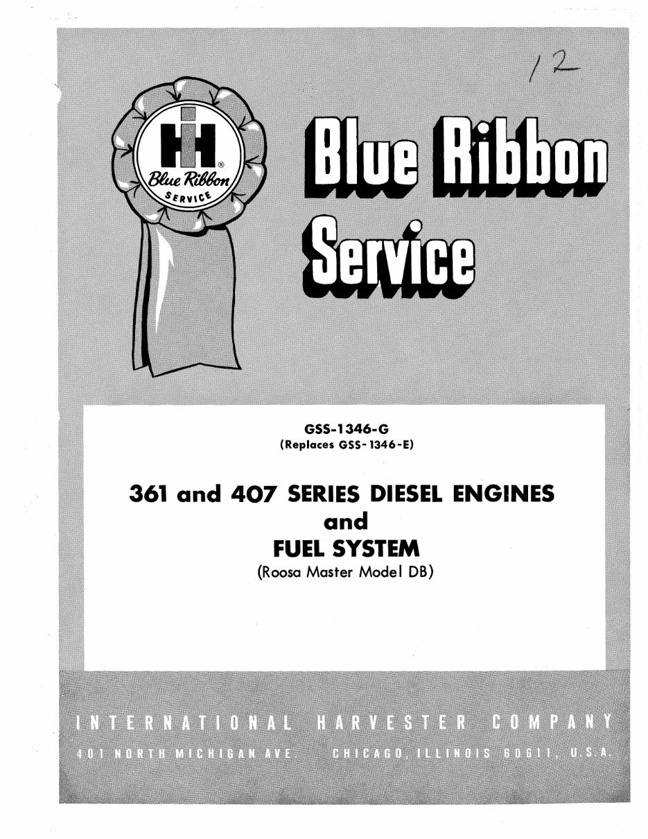 Case IH 1026, 1206, 1256, 1456, 706, 806, 826, 856 Service Manual ...