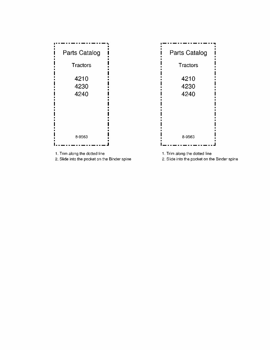 Case IH 4210, 4230, 4240 Parts Catalog preview img 3