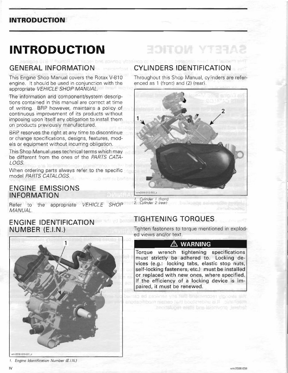BOMBARDIER ROTAX 800 V 810 ATV Engine Service Repair Manual preview img 7