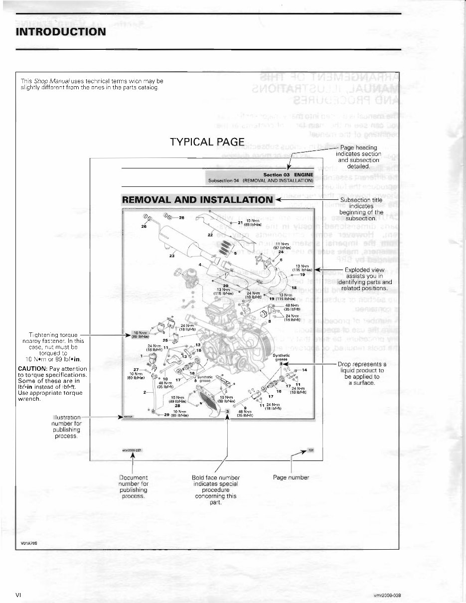 BOMBARDIER ROTAX 800 V 810 ATV Engine Service Repair Manual preview img 9