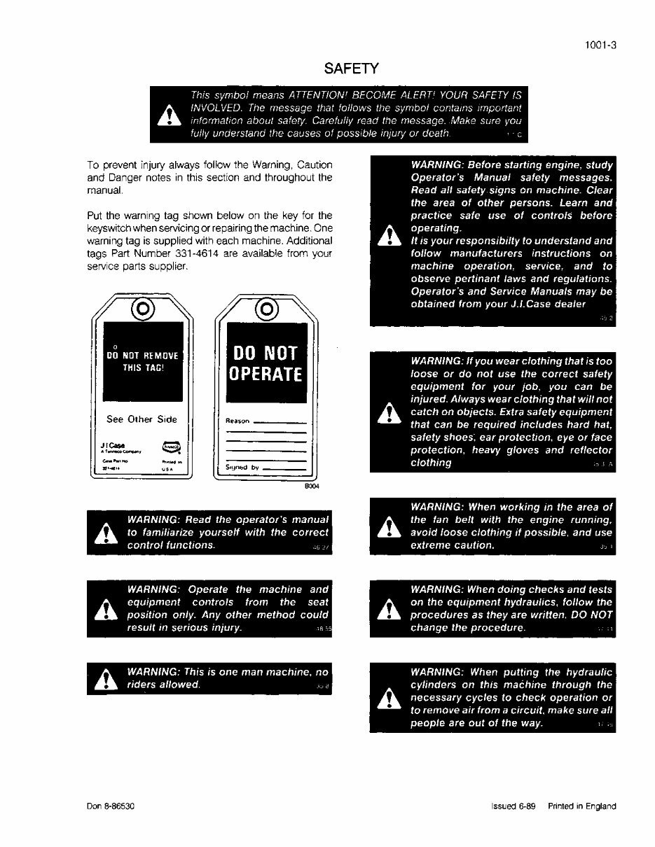 Case IH 5130, 5140, 5220, 5230, 5240, 5250 Service Manual preview img 10
