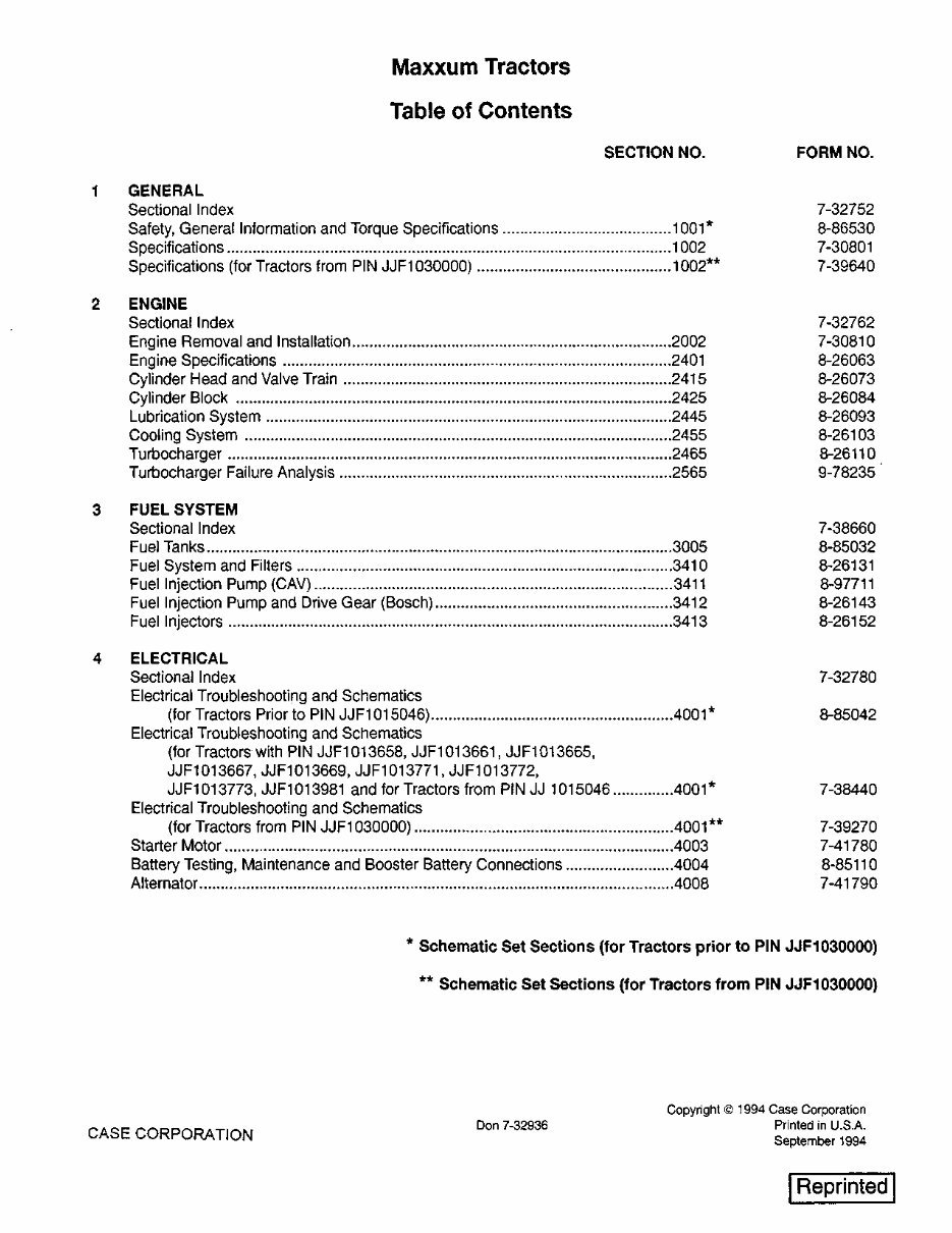 Case IH 5130, 5140, 5220, 5230, 5240, 5250 Service Manual preview img 2