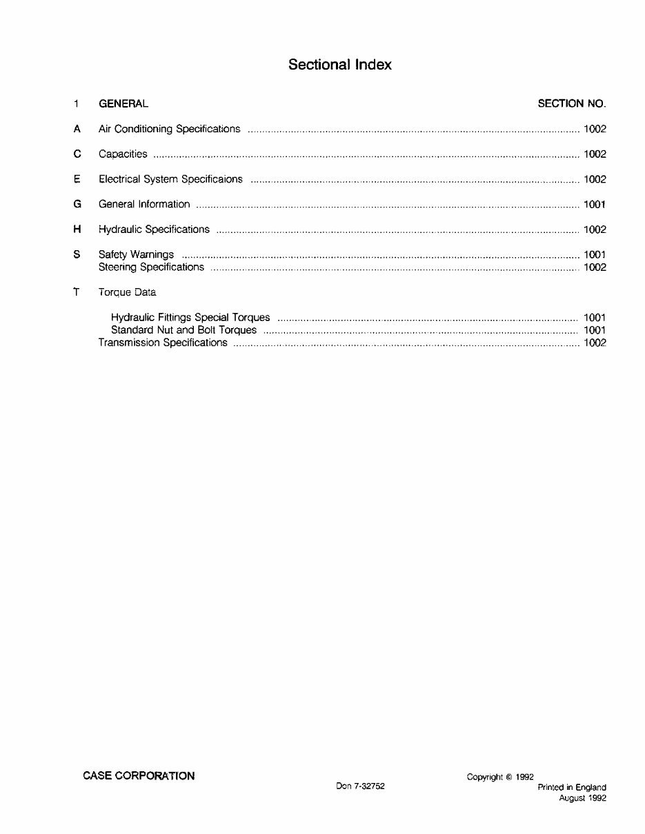 Case IH 5130, 5140, 5220, 5230, 5240, 5250 Service Manual preview img 6