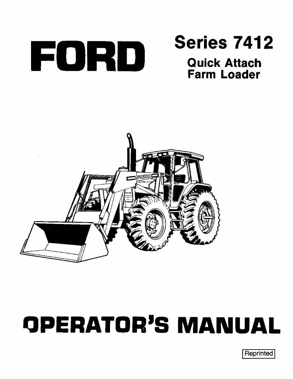 New Holland 4635, 7412 Operator`s Manual | eManualOnline