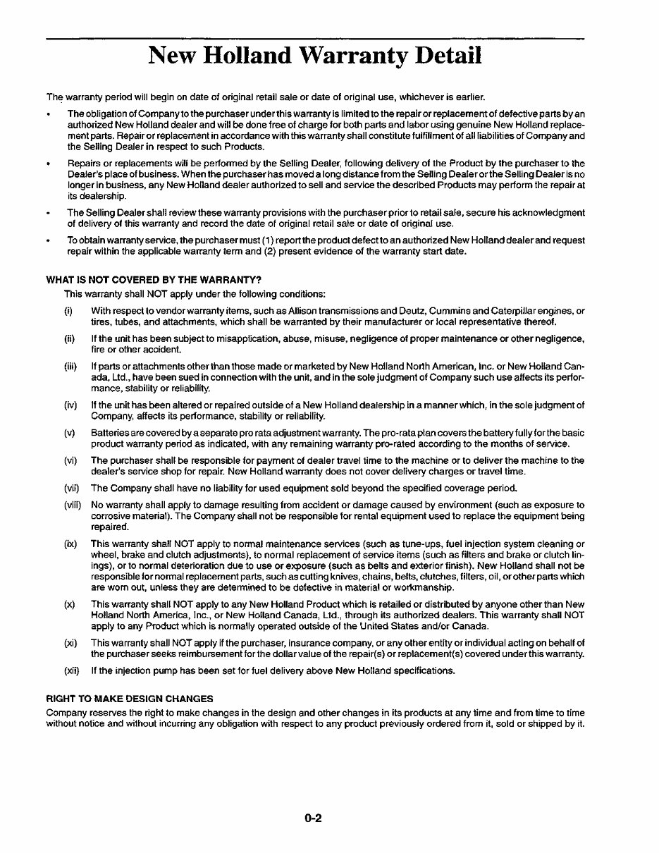 New Holland 4835/5635/6635/7635 Tractors Owners Manual preview img 4