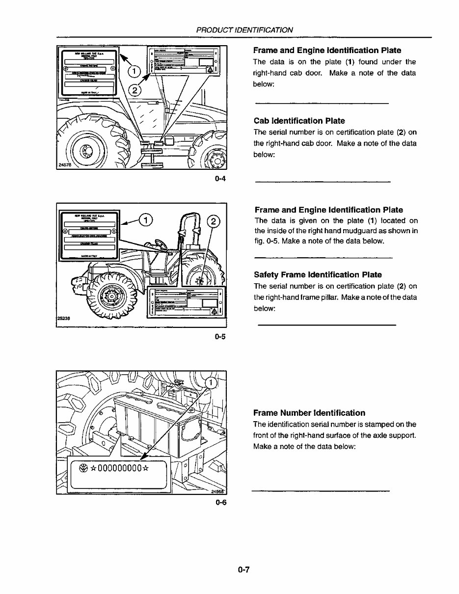 New Holland 4835/5635/6635/7635 Tractors Owners Manual preview img 9