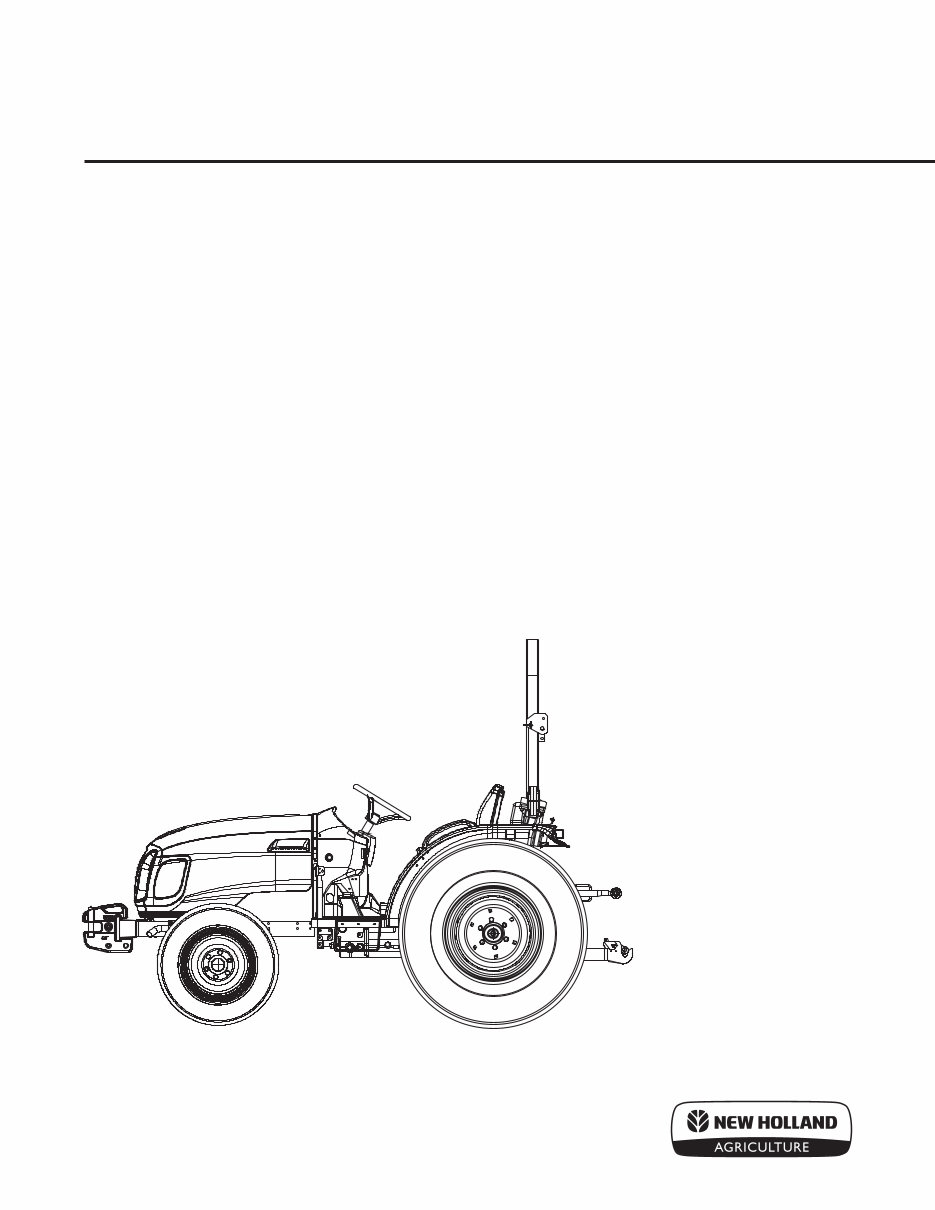 New Holland Boomer 40/50 Tractors Owners Manual preview img 1
