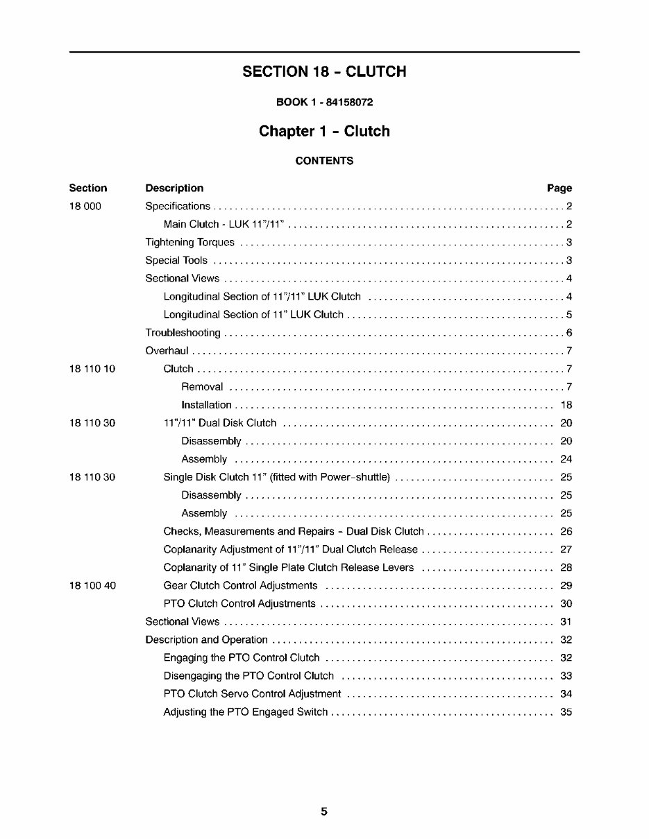New Holland T4020/T4030/T4040/T4050 Deluxe/Supersteer Tractors Service & Repair Manual preview img 5
