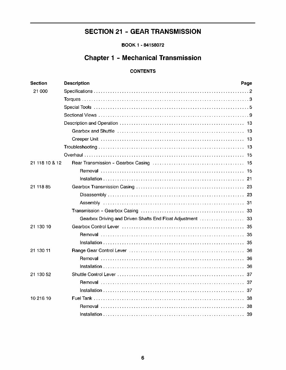 New Holland T4020/T4030/T4040/T4050 Deluxe/Supersteer Tractors Service & Repair Manual preview img 6