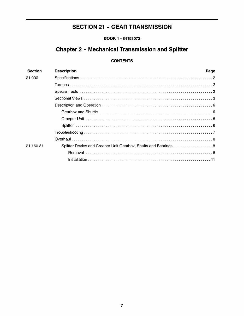 New Holland T4020/T4030/T4040/T4050 Deluxe/Supersteer Tractors Service & Repair Manual preview img 7