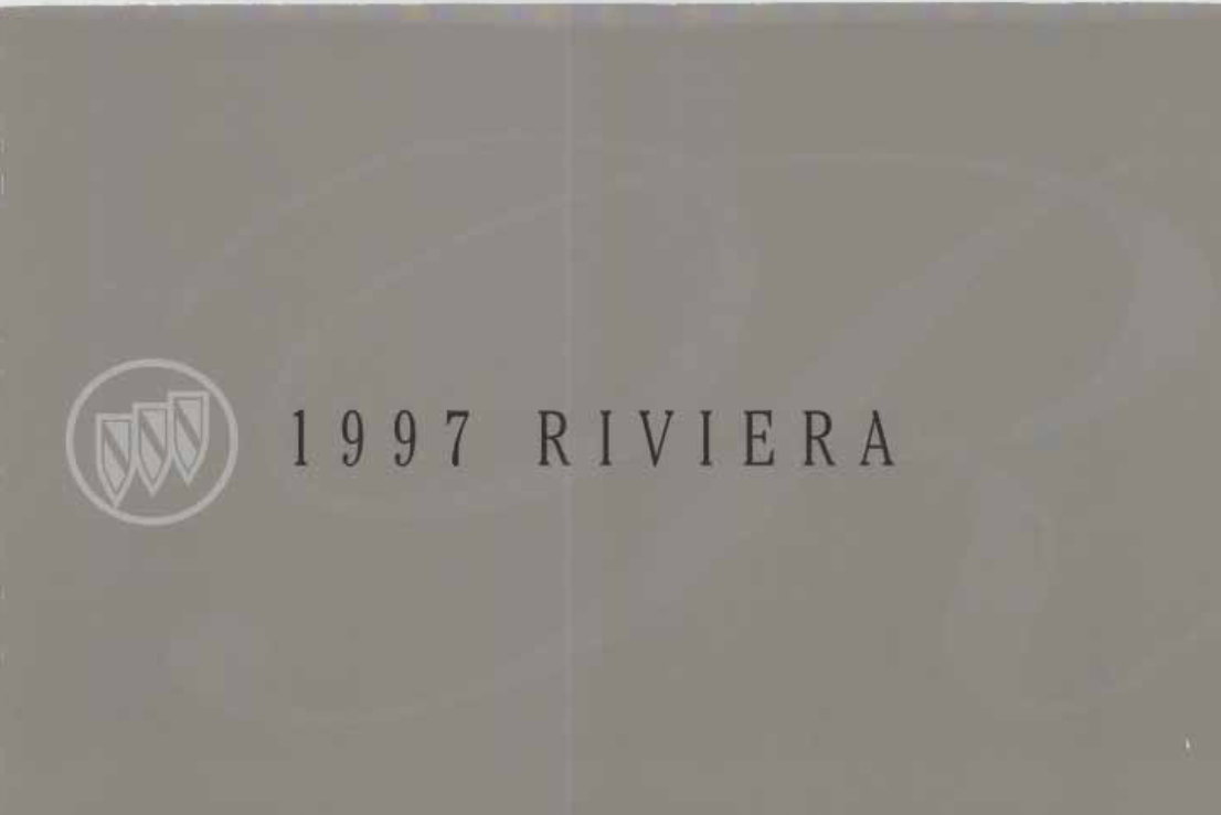 1997 BUICK Riviera Owners Manual preview img 1