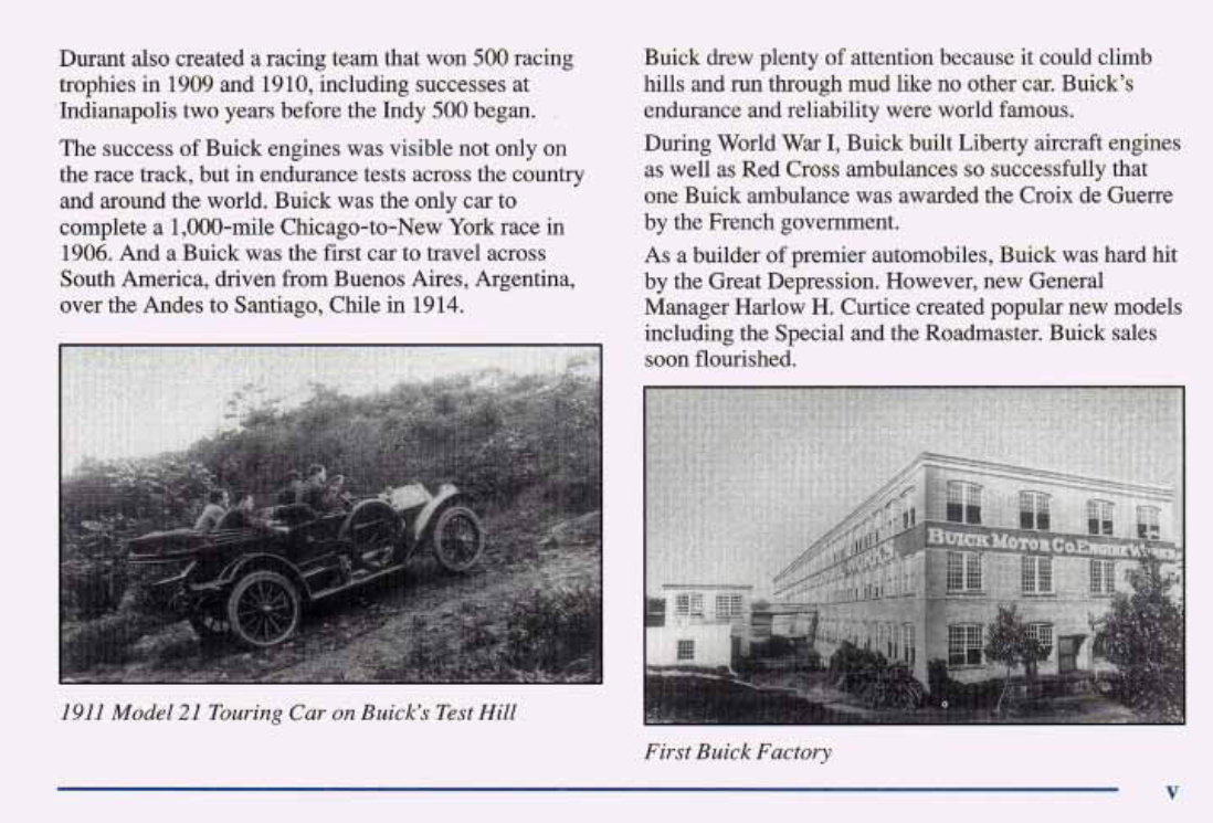 1997 BUICK Riviera Owners Manual preview img 6