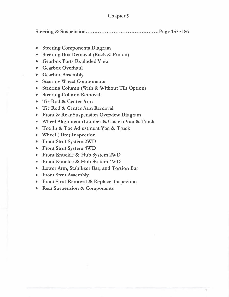 1992 Honda Acty 2WD/4WD OEM Service & Repair Manual preview img 10