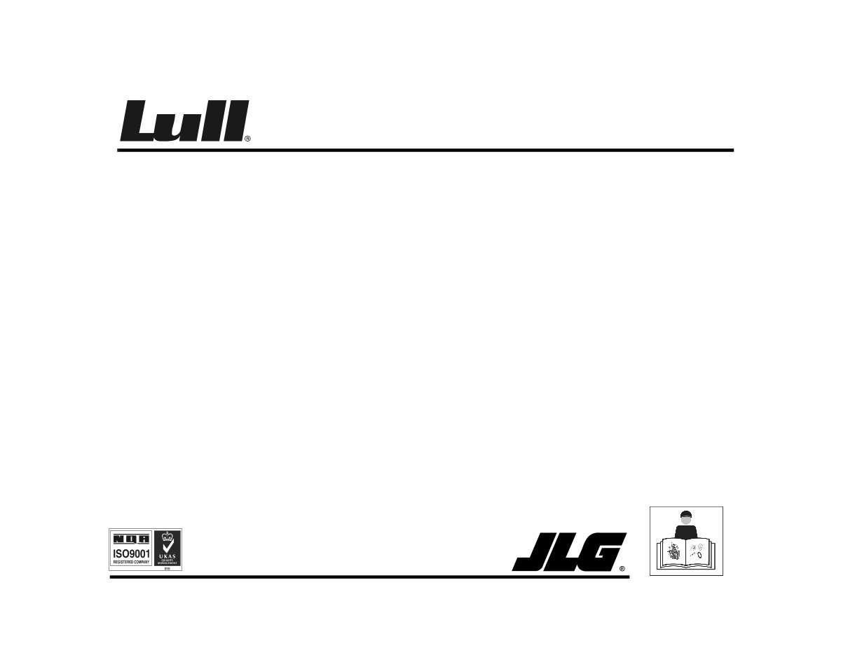 JLG Lull Telehandlers 644B, 6K, 844C,8K, 1044C &10K ANSI Illustrated Master Parts List Manual ! (P/N - 1100820) preview img 1