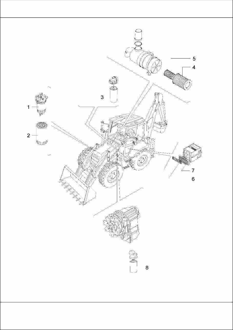 CASE 695SR Backhoe Loader Service Parts Catalogue Manual preview img 4