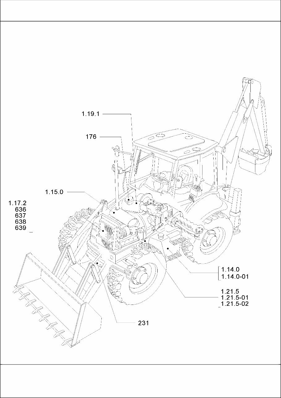 CASE 695SR Backhoe Loader Service Parts Catalogue Manual preview img 8