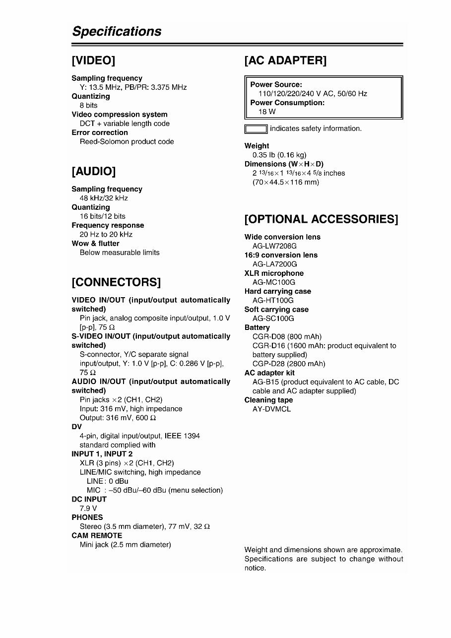 Panasonic AG-DVX100 DVX100P Service Manual & Repair Guide preview img 3
