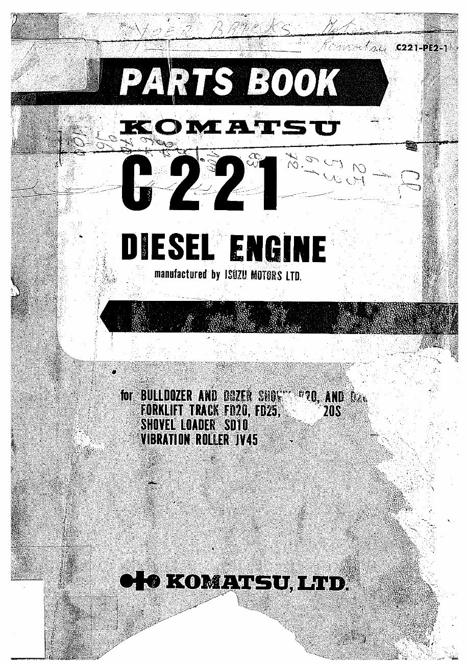 C221 Engine komatsu c221 engine Parts Part IPL Manual | eManualOnline