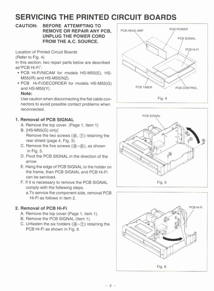 MITSUBISHI HS-M55 B VIDEO CASSETTE RECORDER Repair Manual preview img 4