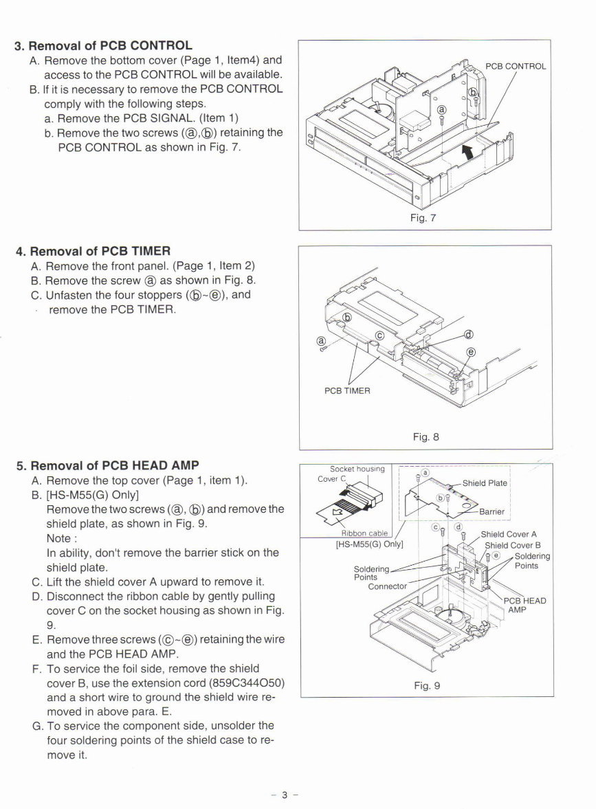 MITSUBISHI HS-M55 B VIDEO CASSETTE RECORDER Repair Manual preview img 5