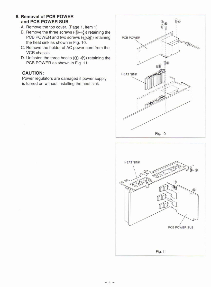 MITSUBISHI HS-M55 B VIDEO CASSETTE RECORDER Repair Manual preview img 6