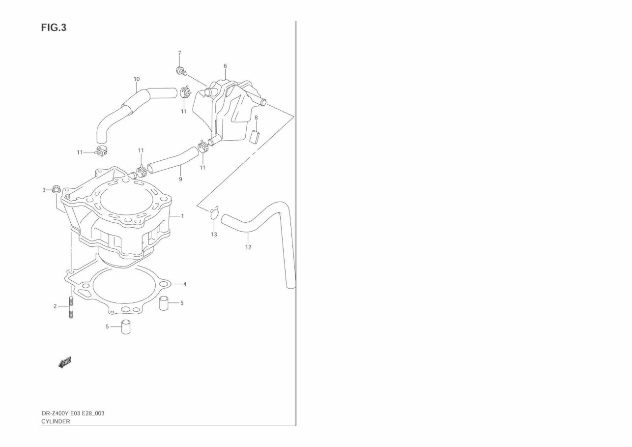 Suzuki DR-Z400E parts manual preview img 6