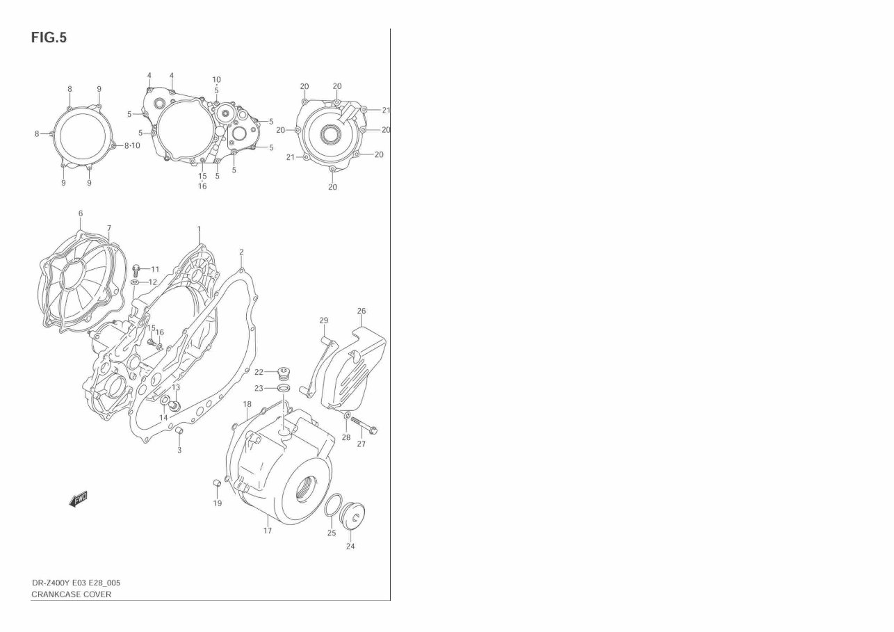 Suzuki DR-Z400E parts manual preview img 8