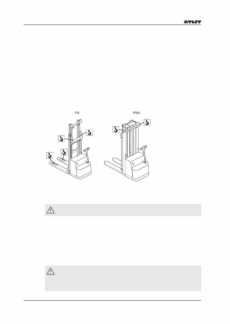 Atlet Pallet Stackers PS 125, PSH 160, PSH 200 Workshop Service Manual preview img 6