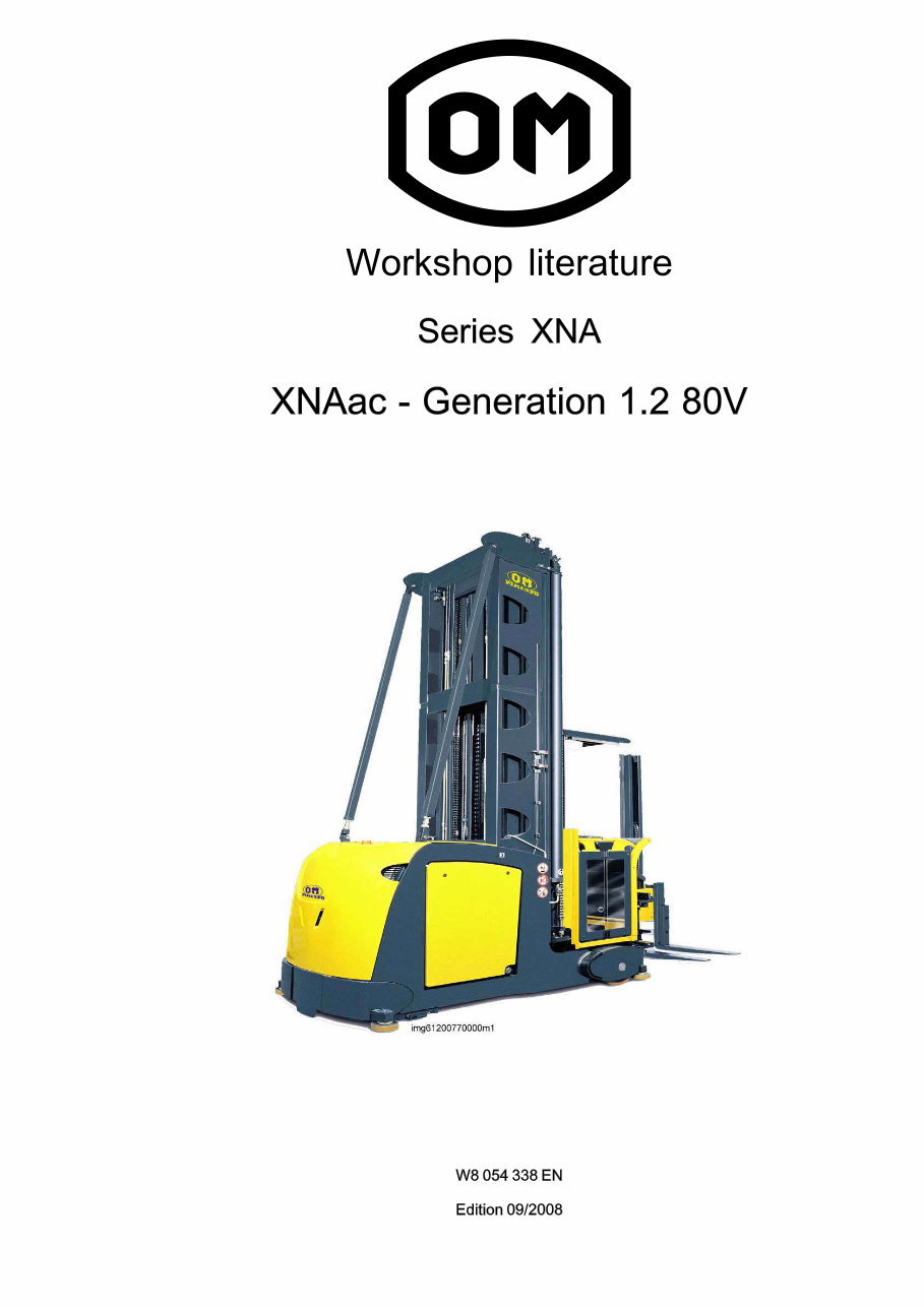 OM Series XNA XNAac Generation 1.2 80V Forklift Truck Service Repair Workshop Manual preview img 1