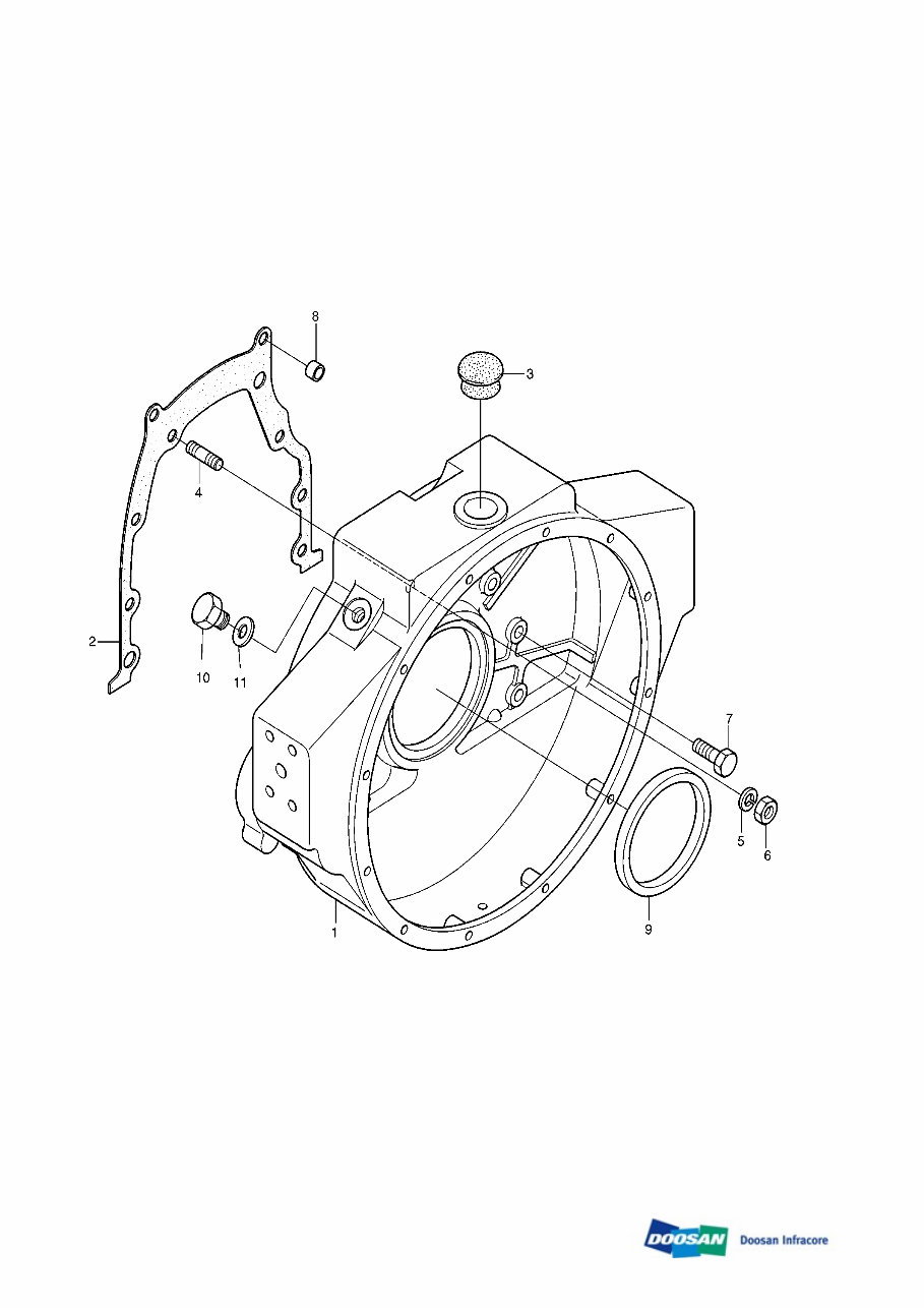 DAEWOO DOOSAN MEGA 300-V 300V Wheel Loader Service Parts Catalogue Manual (S/N 2001-) preview img 7