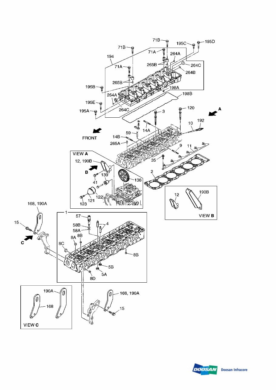 DAEWOO DOOSAN DX420LC-3 Crawler Excavator Service Parts Catalogue Manual preview img 5