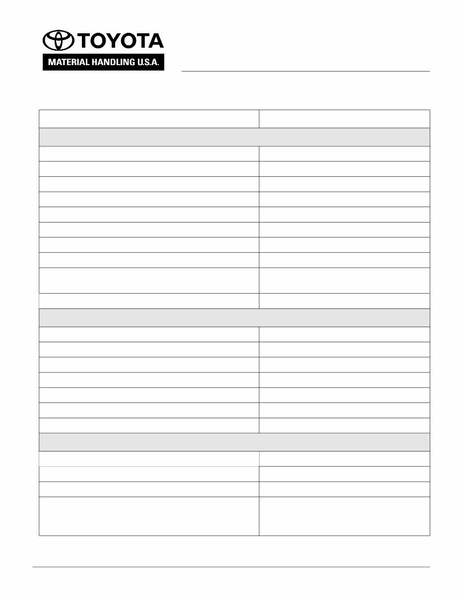 Toyota Electric Walkie Adjustable Straddle Stacker 6BWS10, 6BWS13; SN: 585890 - up Workshop Service Manual preview img 9