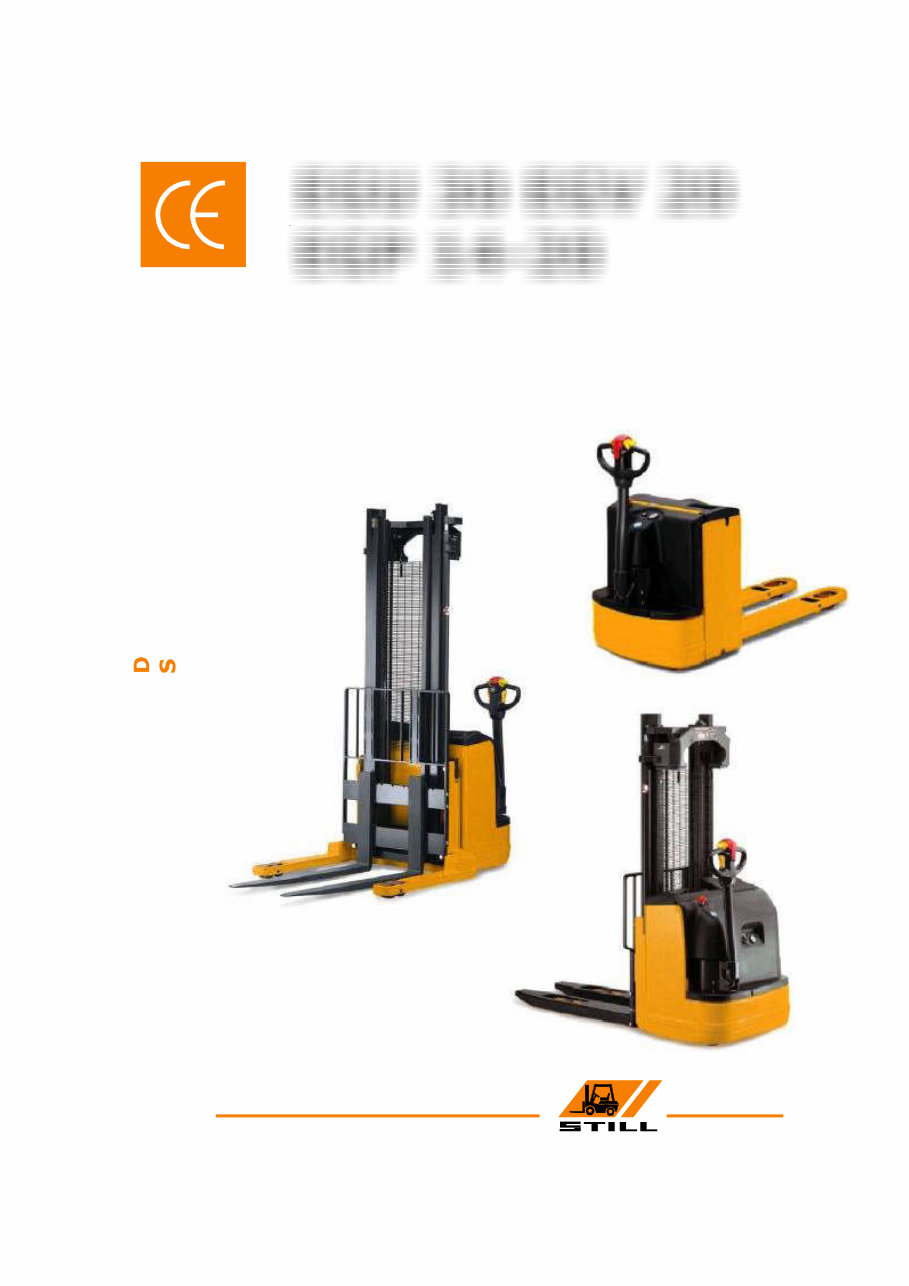 Still EGU 30, EGV 20, EGP 14, EGP 20 Forklift Truck Service Repair Workshop Manual preview img 1