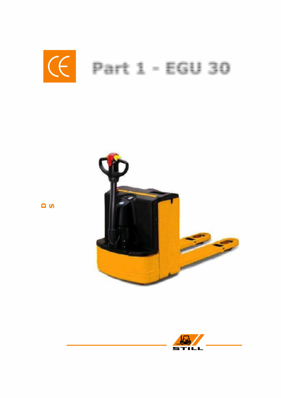 Still EGU 30, EGV 20, EGP 14, EGP 20 Forklift Truck Service Repair Workshop Manual preview img 4