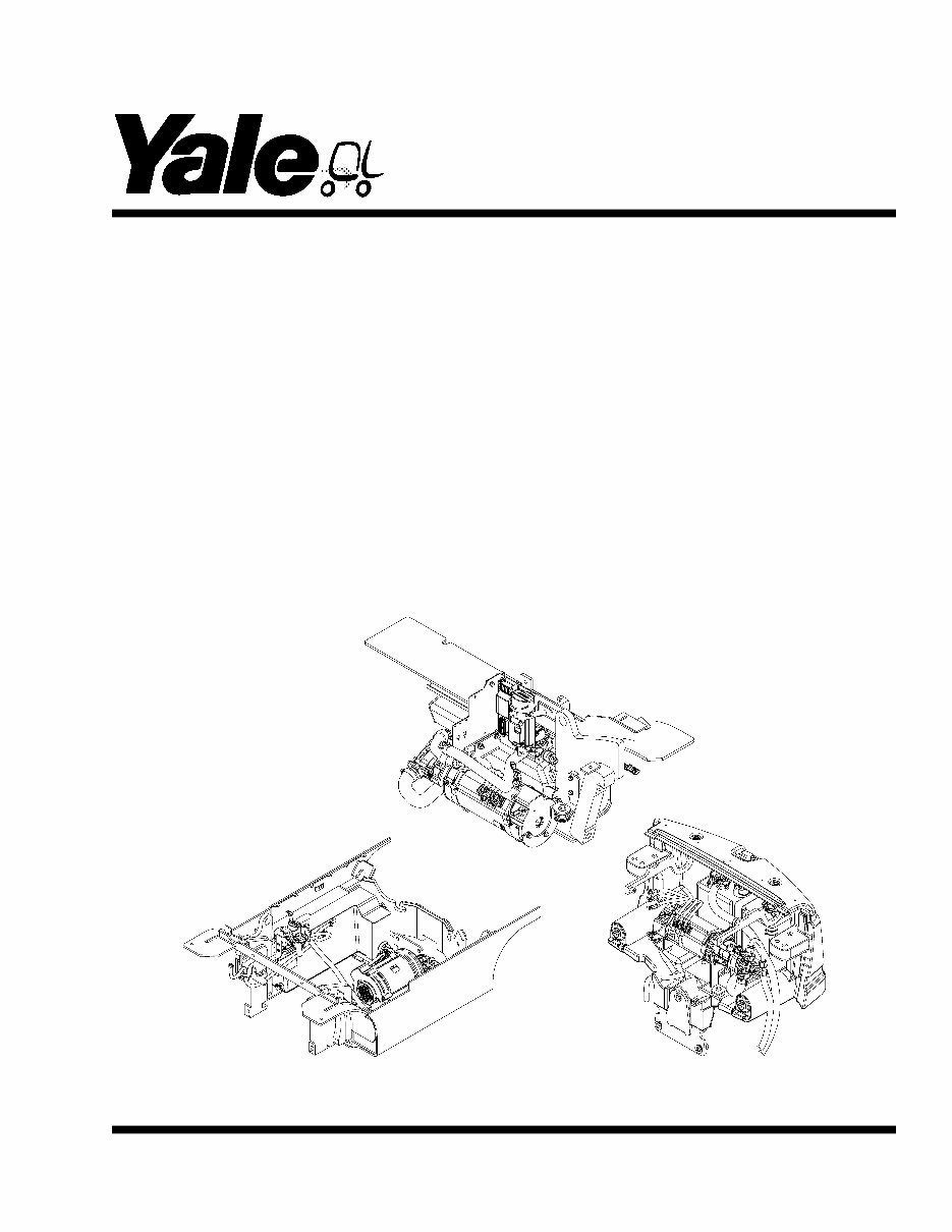 YALE (A969) ERC16-ERC20VA Lift Truck Service Repair Manual (Europe) preview img 1