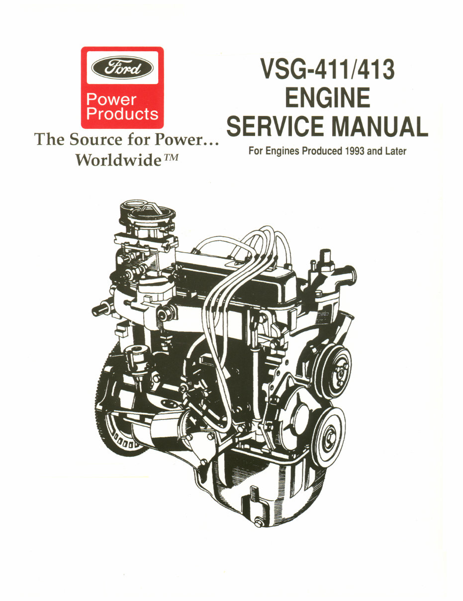 Ford VSG-411 and 413 service manual preview img 1