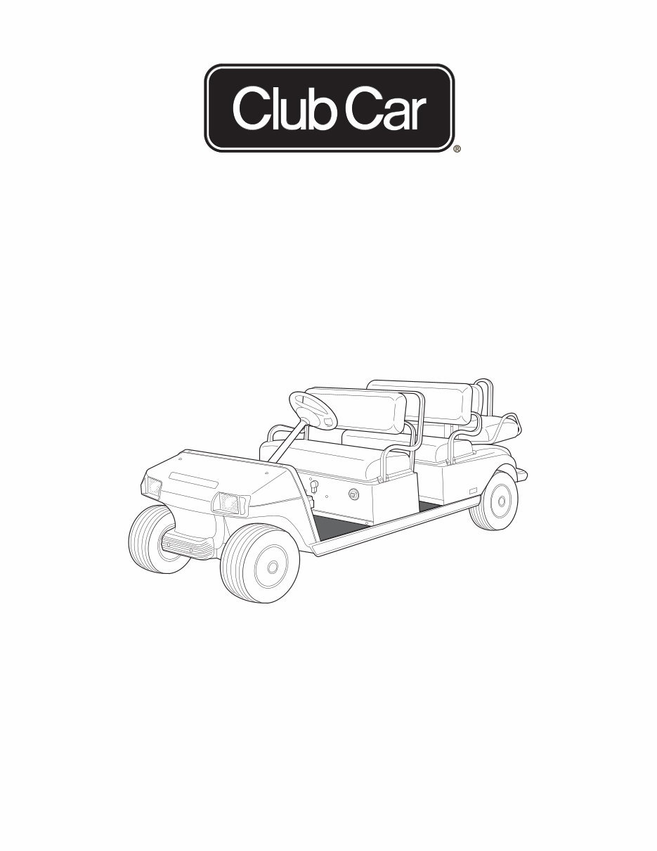 2004-2005 Club Car Transporter Villager Gasoline & Electric Transportation Vehicle Parts Catalog preview img 1