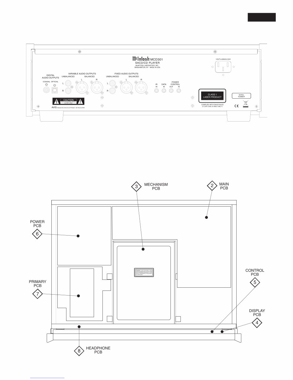 McIntosh MCD-301 , Original Service Manual preview img 5