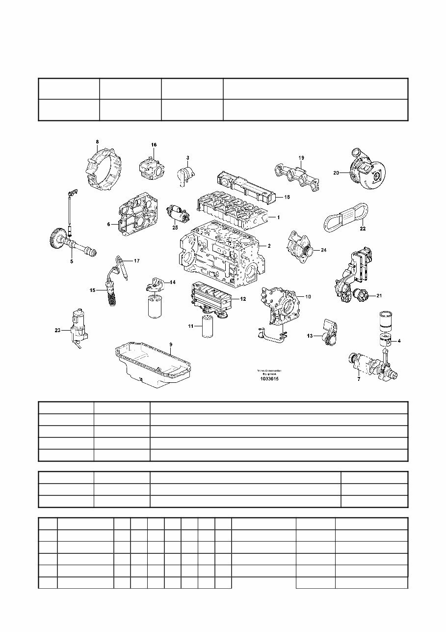 Volvo BL70B Backhoe Loader Service Parts Catalogue Manual INSTANT SN: 2326011 and up preview img 2