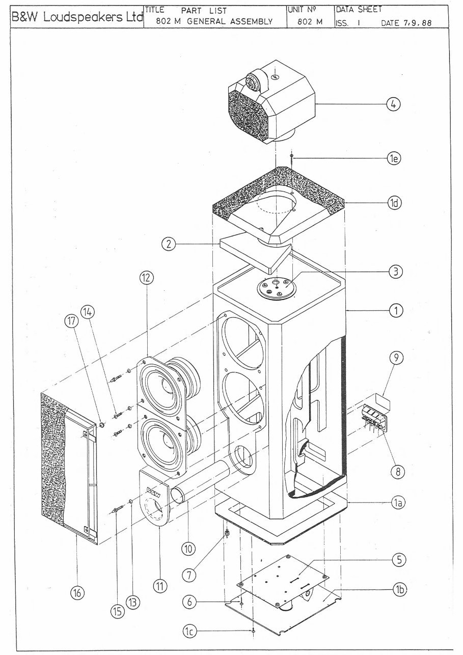 Bowers & Wilkins B&W-802-S2 , Matrix , Service Manual preview img 2