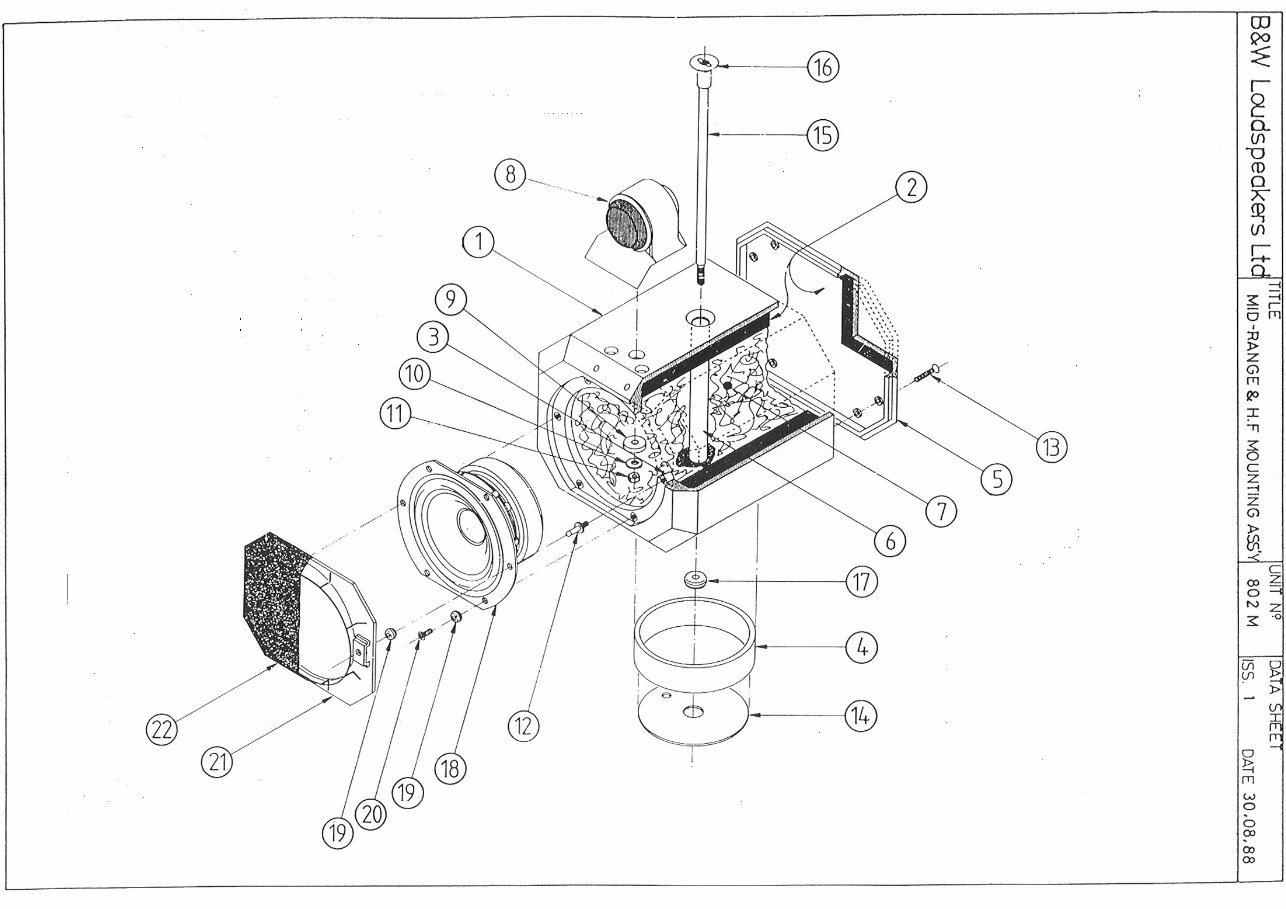 Bowers & Wilkins B&W-802-S2 , Matrix , Service Manual preview img 5