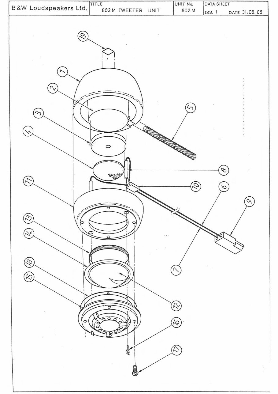Bowers & Wilkins B&W-802-S2 , Matrix , Service Manual preview img 9