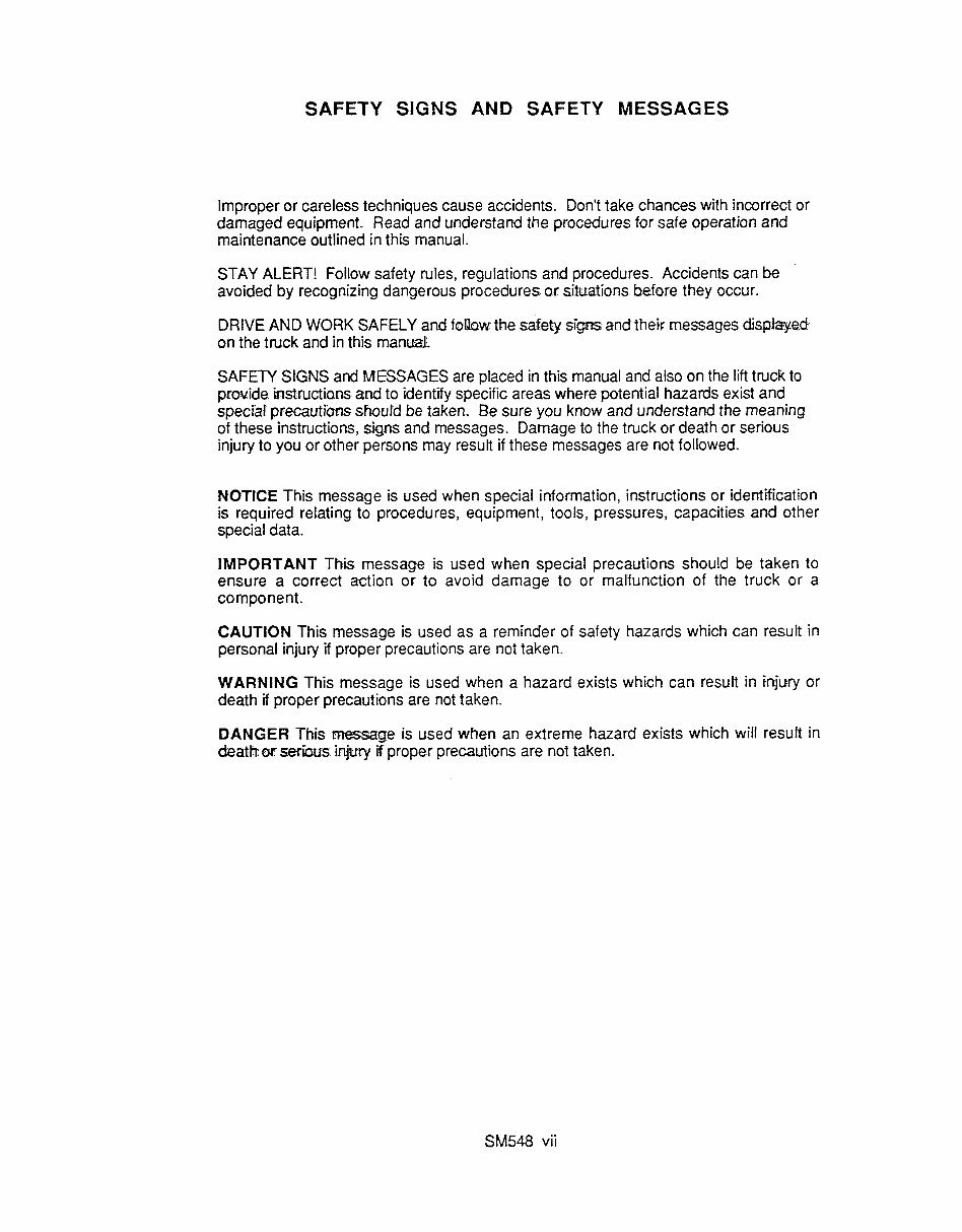 CLARK E357 Forklift Service Repair Manual preview img 8