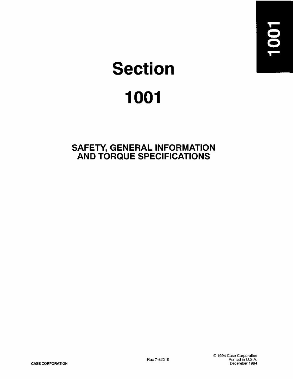 Case 9060B Service Manual preview img 5