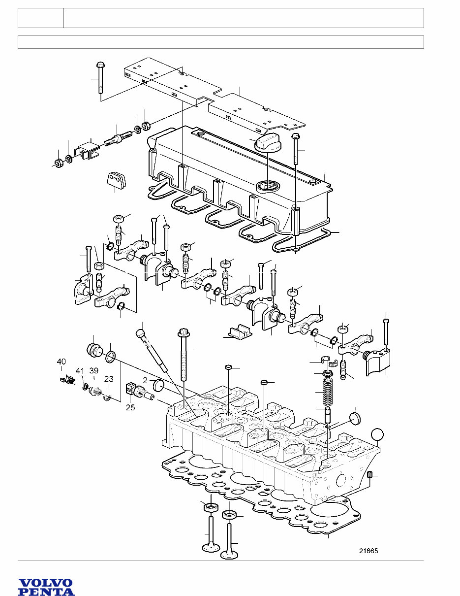 Volvo Penta TD520GE, TAD520GE, TID61AG, TID61AGP, TD610G, TWD610G, TD710G, TD720GE, TWD710G, TWD740GE, TAD730G, TAD740GE, TAD720GE, TAD741GE Parts Service Manual preview img 1