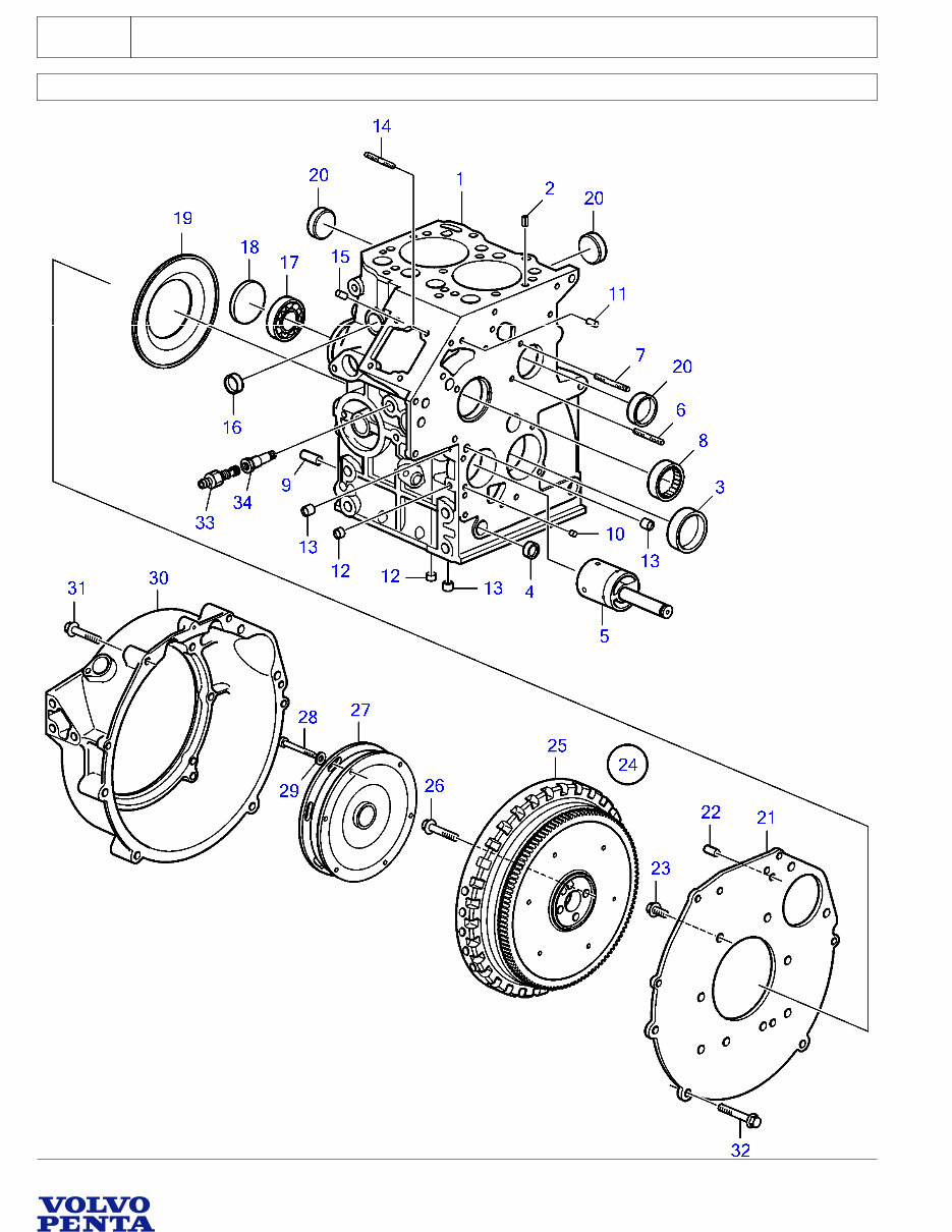 Volvo Penta D1-13, D1-13B, D1-20, D1-20B, D1-30, D1-30B, D2-40, D2-40B, D1-13F, D1-20F, D1-30F, D2-40F Parts Manual preview img 3