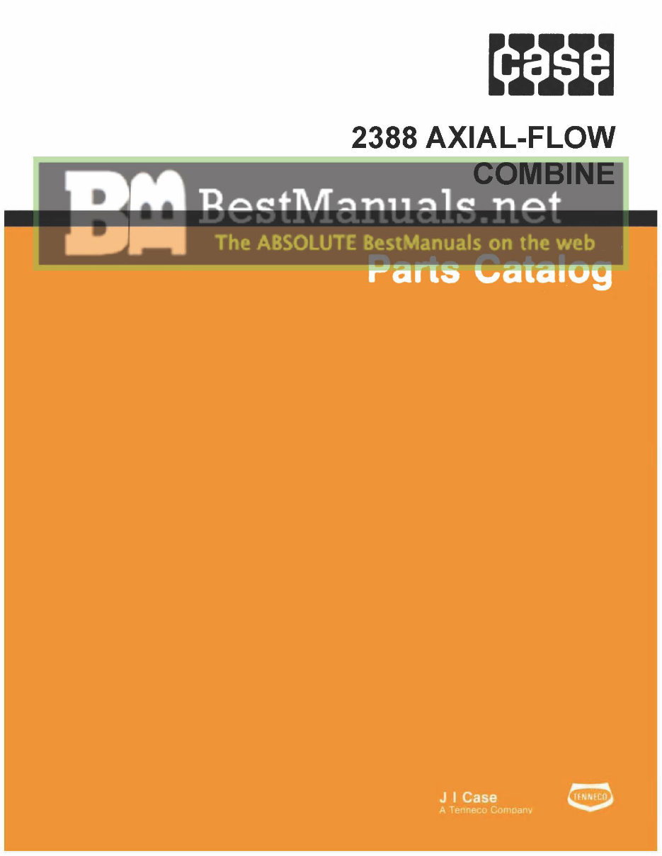 Case 2388 Combine Parts Diagram