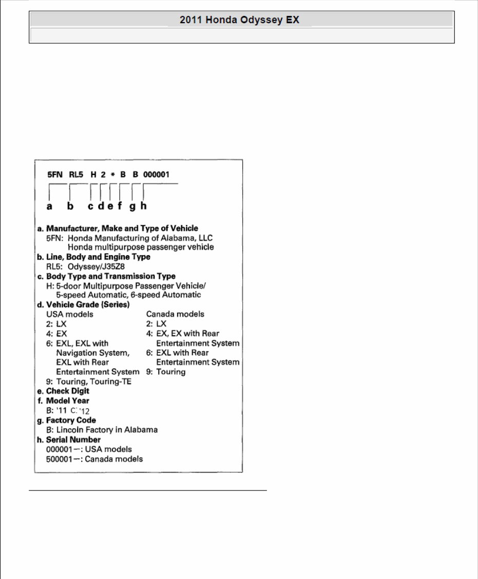 2013 Honda Odyssey Repair Manual preview img 2